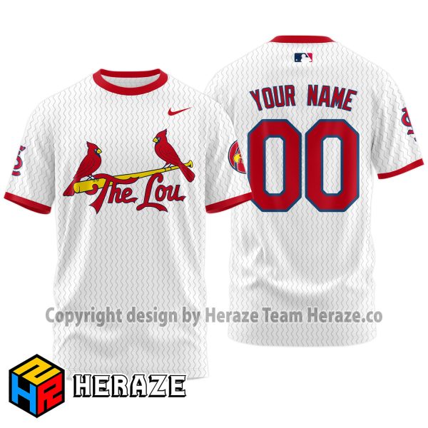 St. Louis Cardinals T Shirt Custom Name Number Cotton Heraze Store